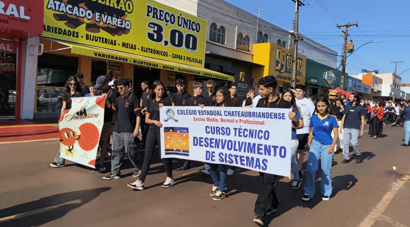 Desfile de aniversário